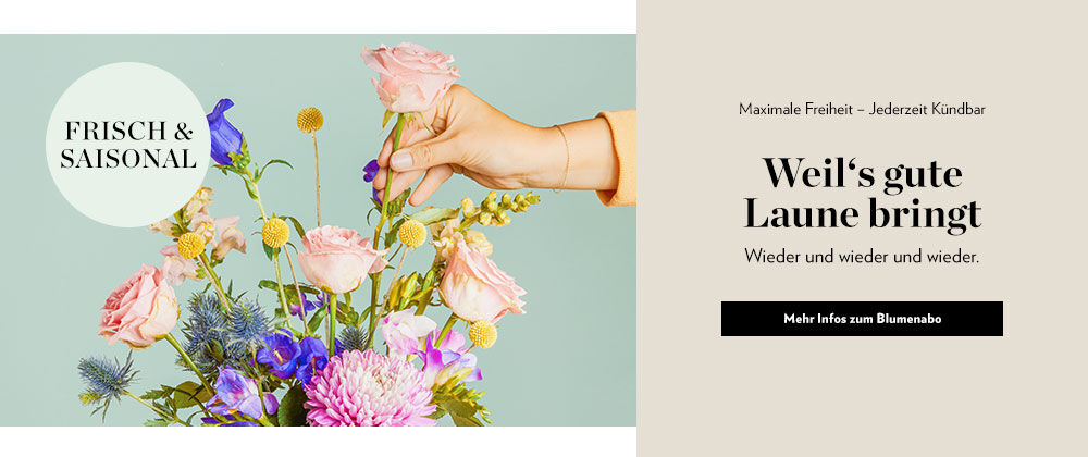Werbung Blumenabo