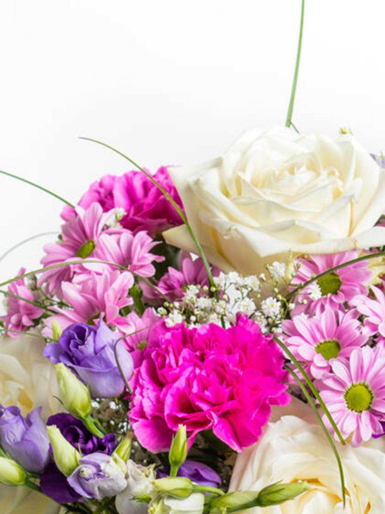 blume, Blumenstrauß, Florals, Blüten, pink-lila-weiß