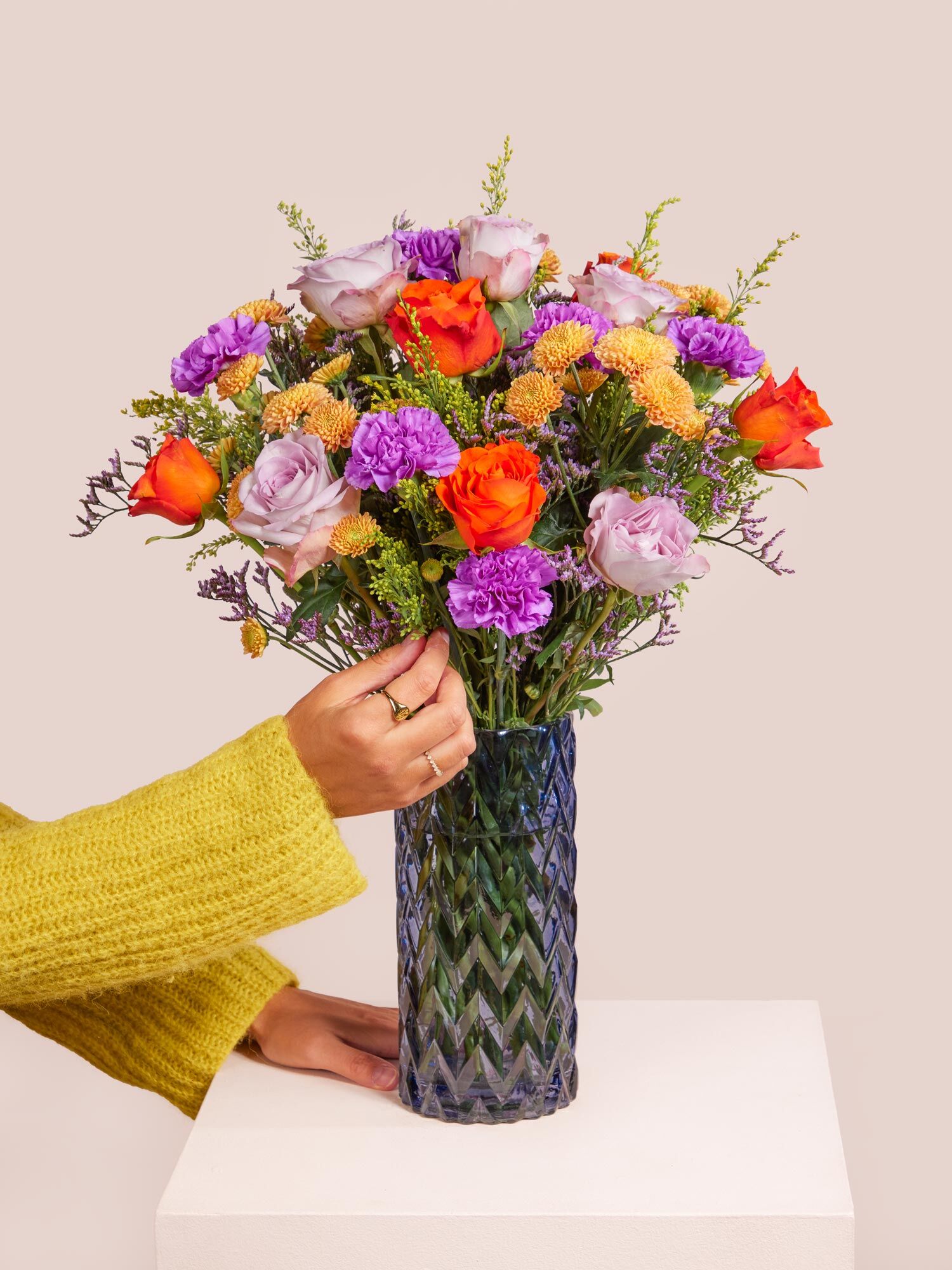 Blume, Blumen-Arrangement, Blumenstrauß, Florales Design, Rose