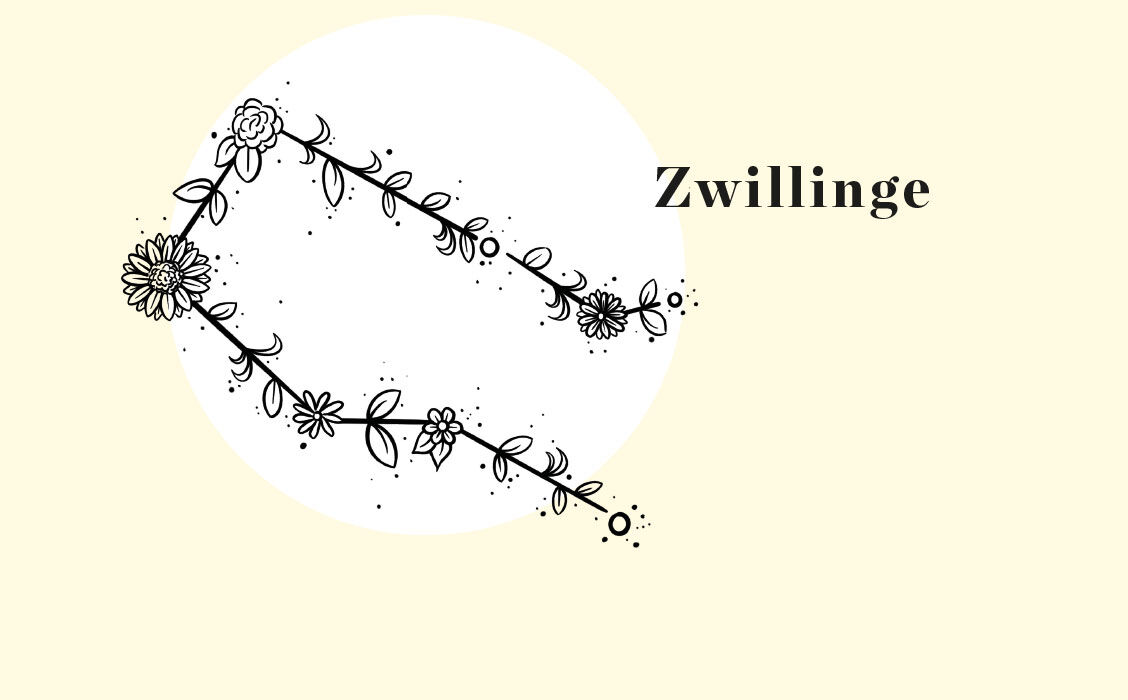 Astro-Blumen: Sternzeichen Zwilling