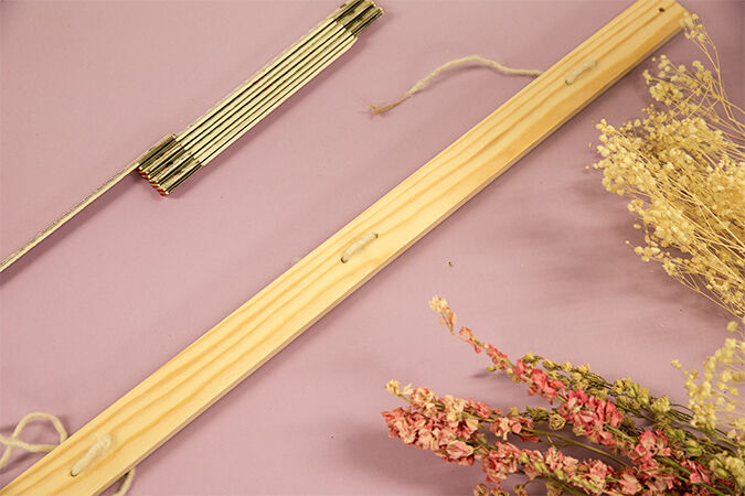 Balken mit Schnur-Laschen