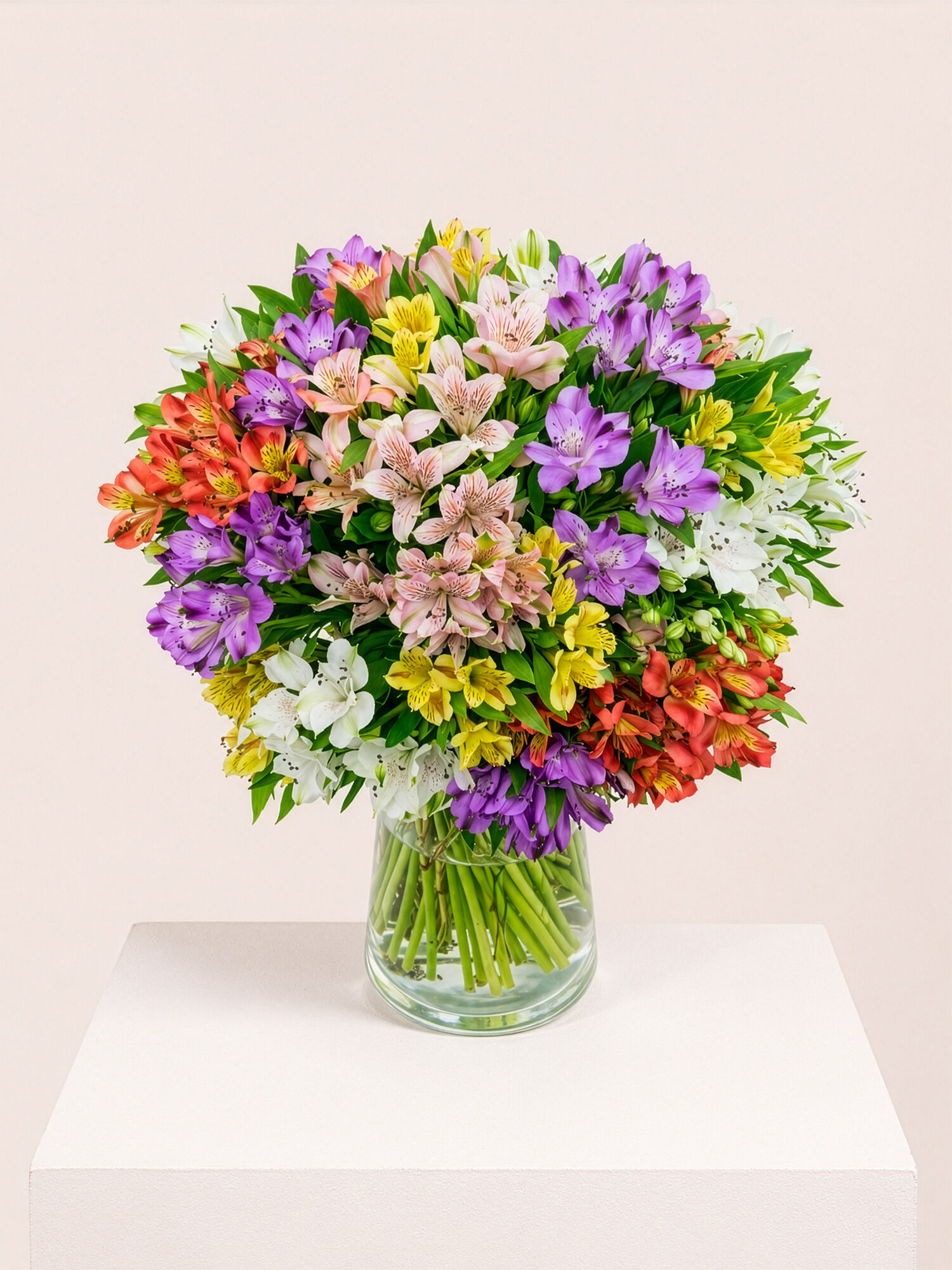 blumen, Blumenstrauß, Lilien, Gladiolen, bunt