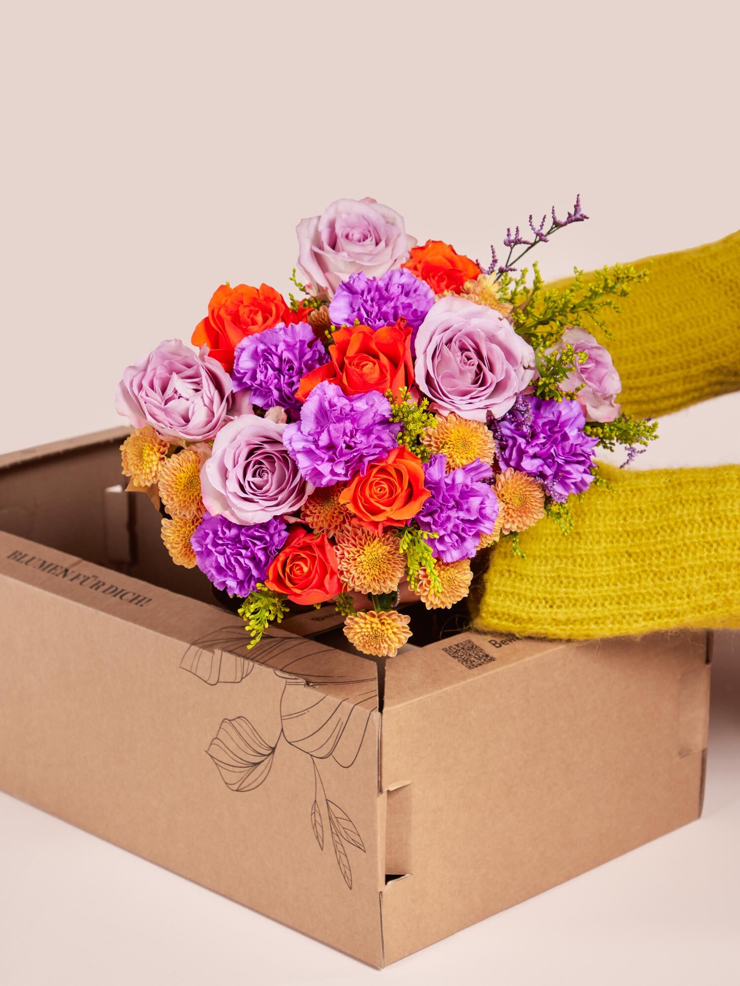 Blume, Blumen-Arrangement, Blumenstrauß, Rose, Florales Design