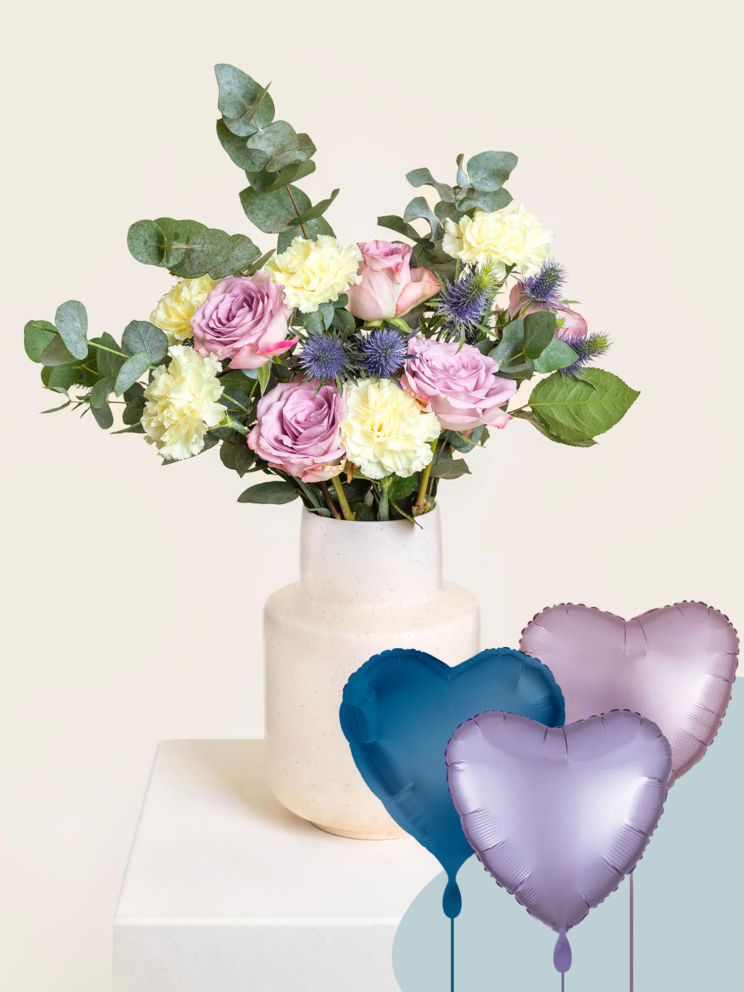 Blume, Blumen-Arrangement, Blumenstrauß, Rose, Topfpflanze