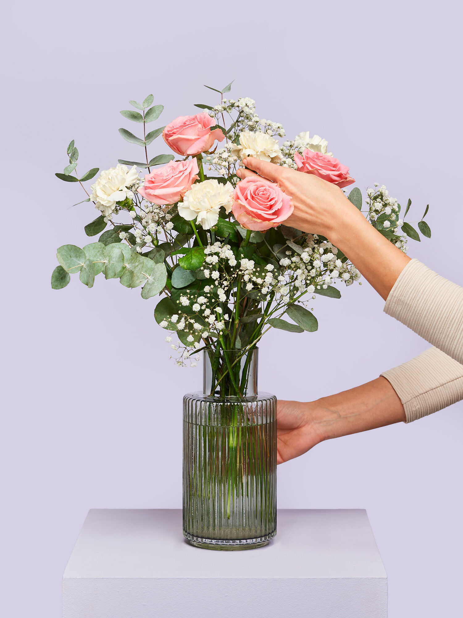 Blume, Blumen-Arrangement, Blumenstrauß, Rose, Florales Design