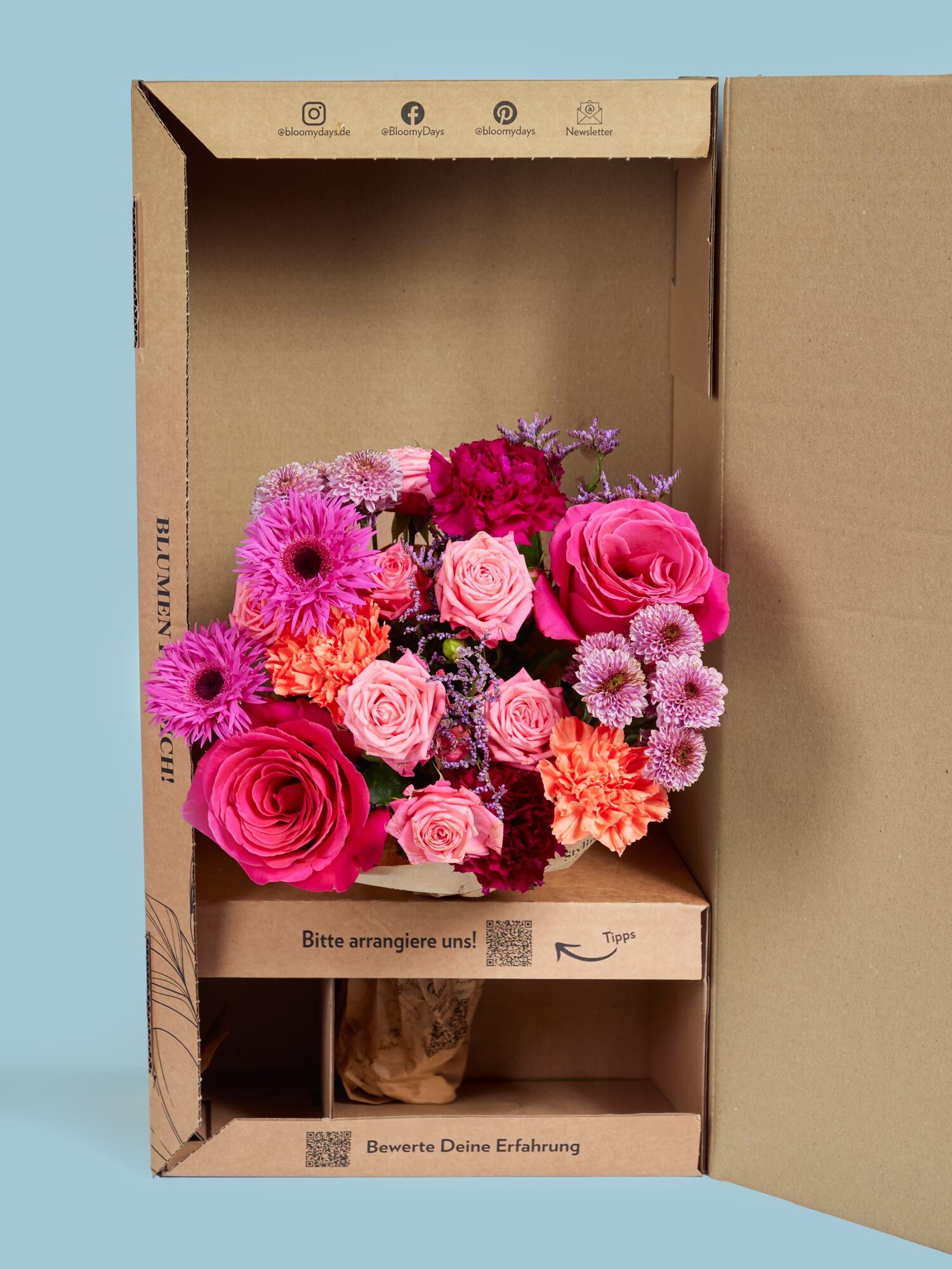 Vitamin Bloom Blume, Rose, Blumen-Arrangement, Blumenstrauß, Dahlie