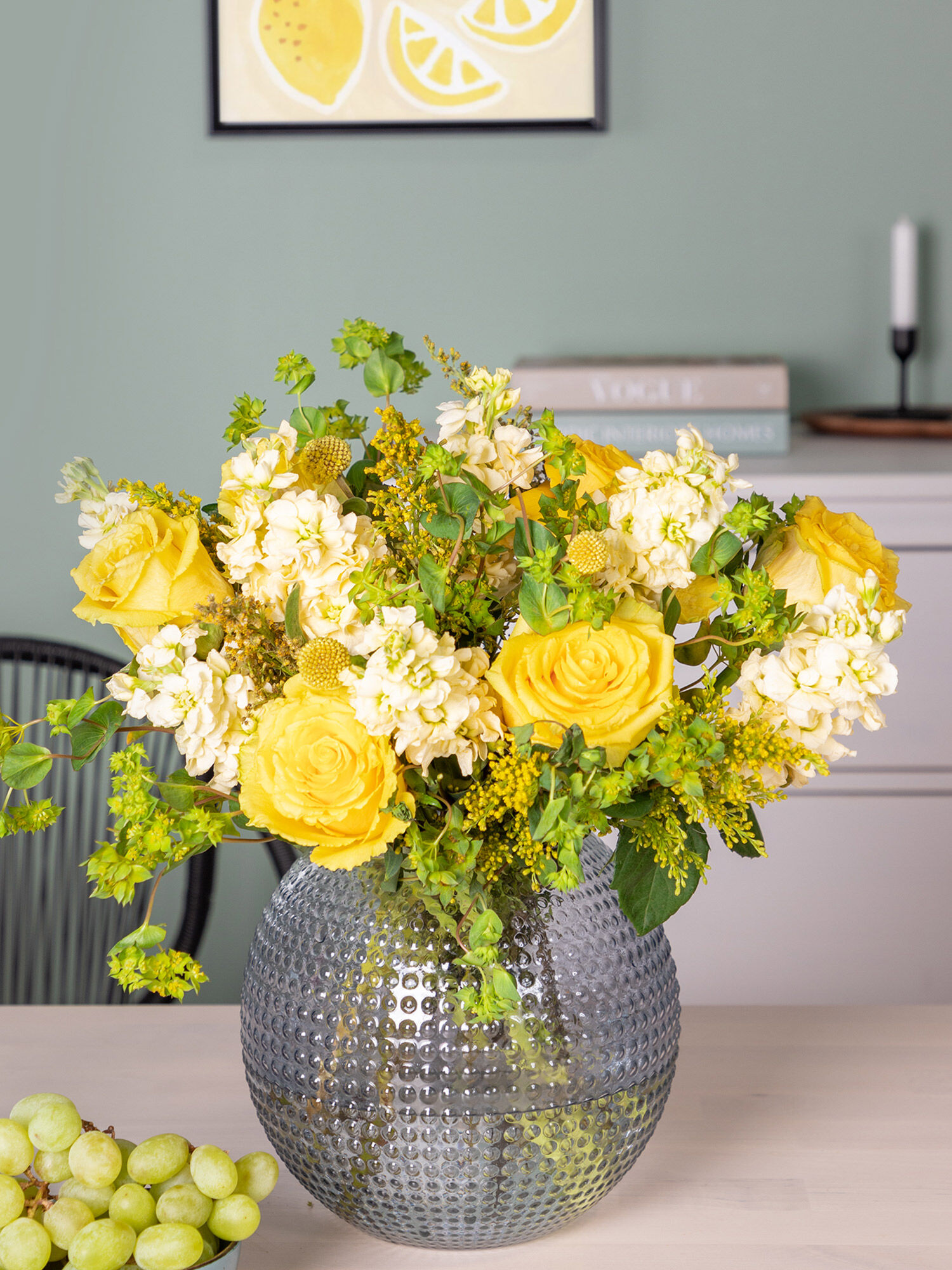 Blume, Blumen-Arrangement, Blumenstrauß, Florales Design, Rose