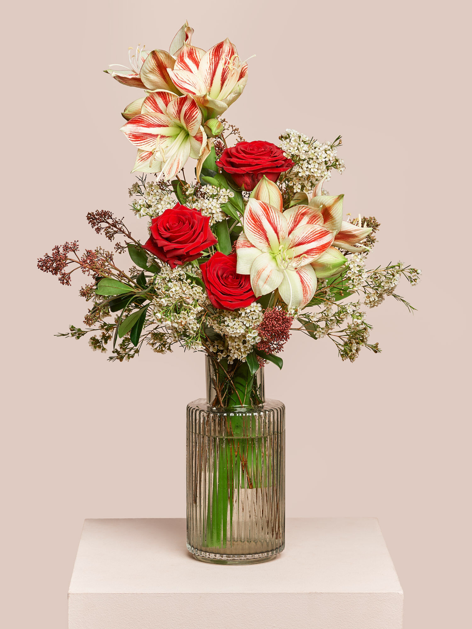 Blume, Blumen-Arrangement, Blumenstrauß, Rose, Florales Design