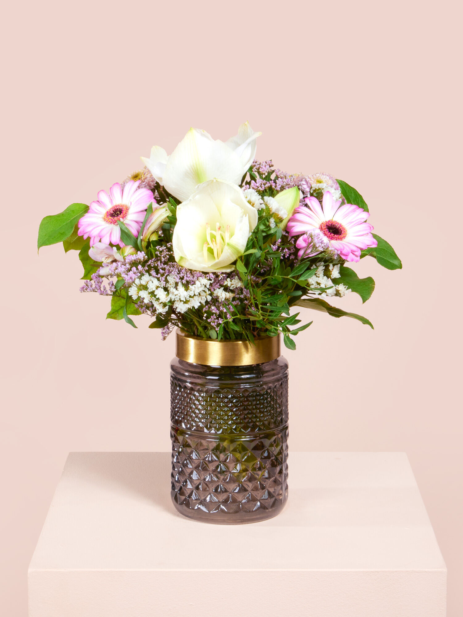 Blume, Blumen-Arrangement, Blumenstrauß, Florales Design, Glas