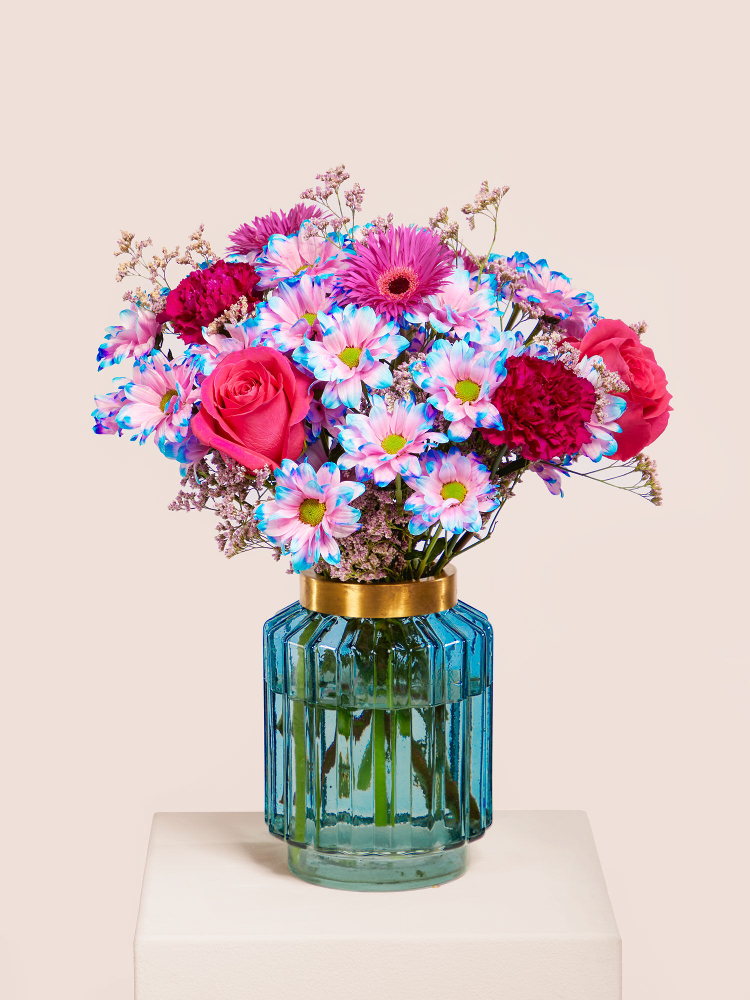 Blume, Blumen-Arrangement, Blumenstrauß, Glas, Florales Design