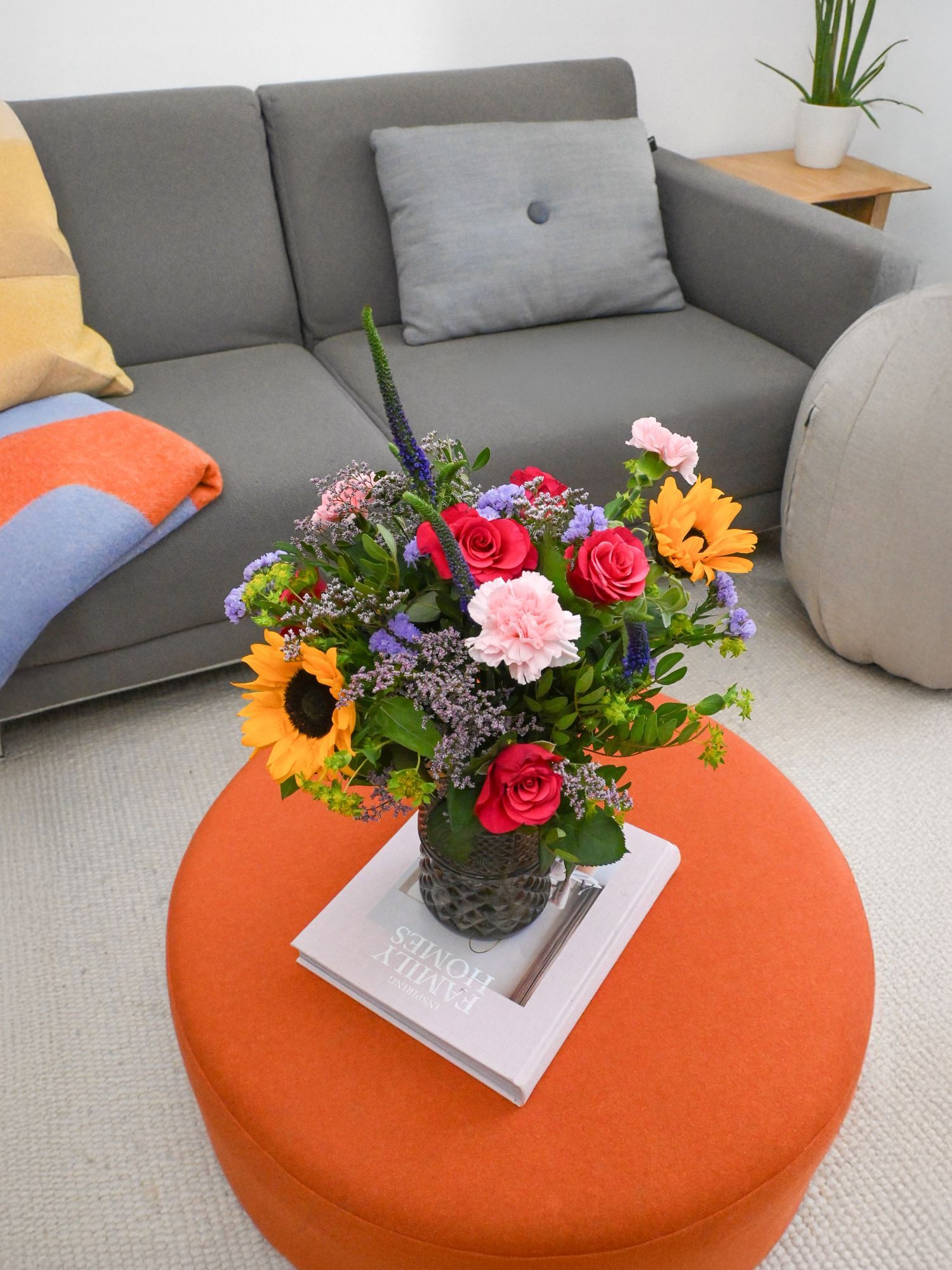 Sonnenschein Blume, Blumen-Arrangement, Mobiliar, Tabelle, Kaffeetisch