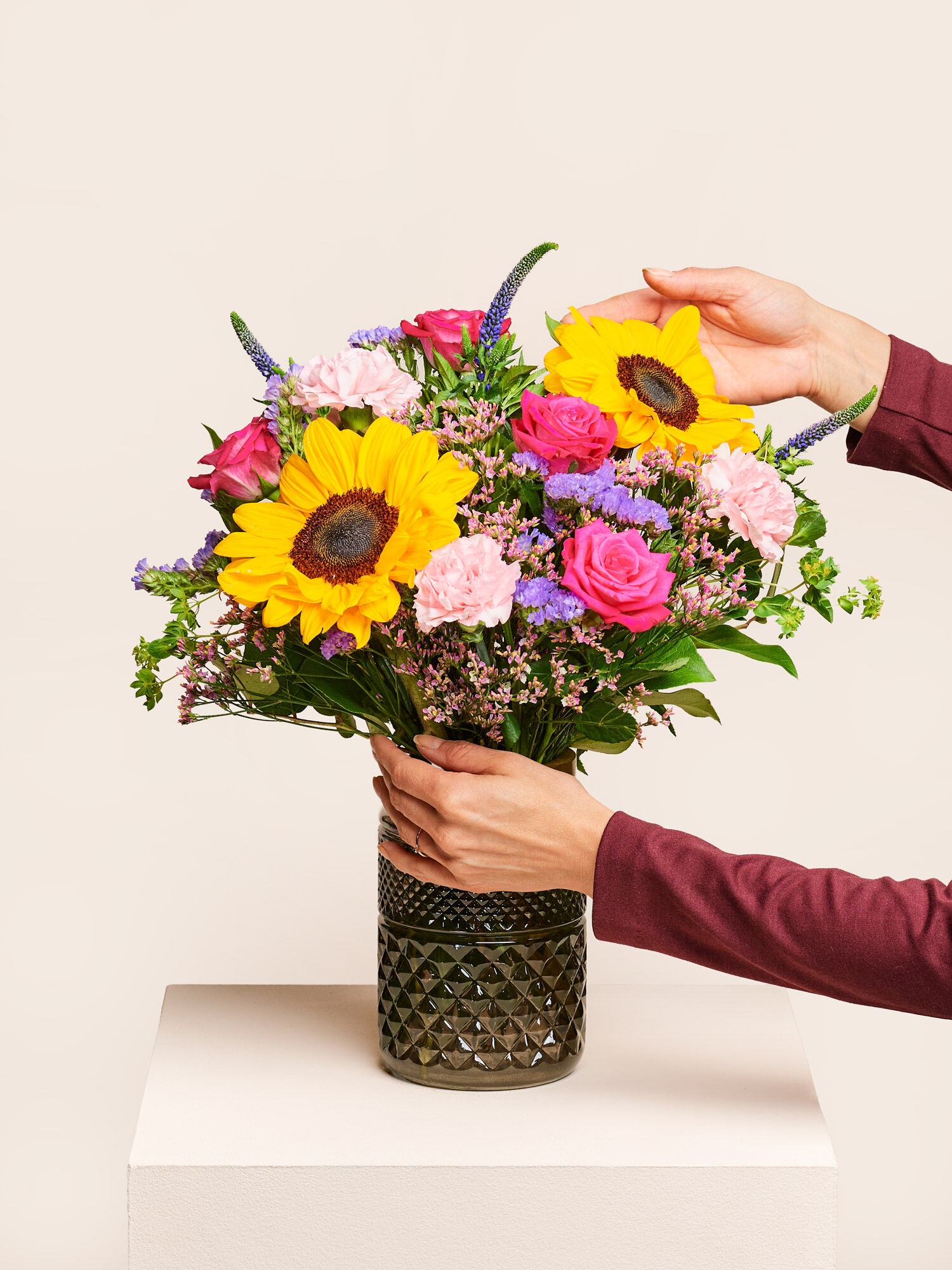 Blume, Blumen-Arrangement, Blumenstrauß, Florales Design, Rose