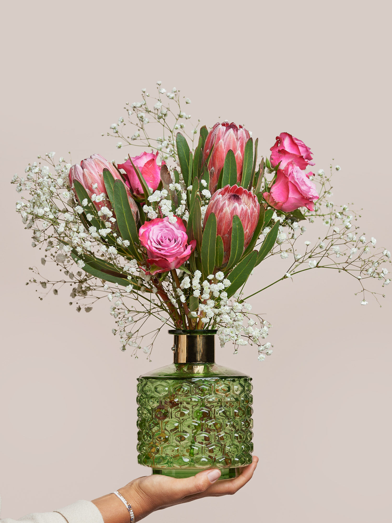 Blume, Blumen-Arrangement, Blumenstrauß, Rose, Florales Design