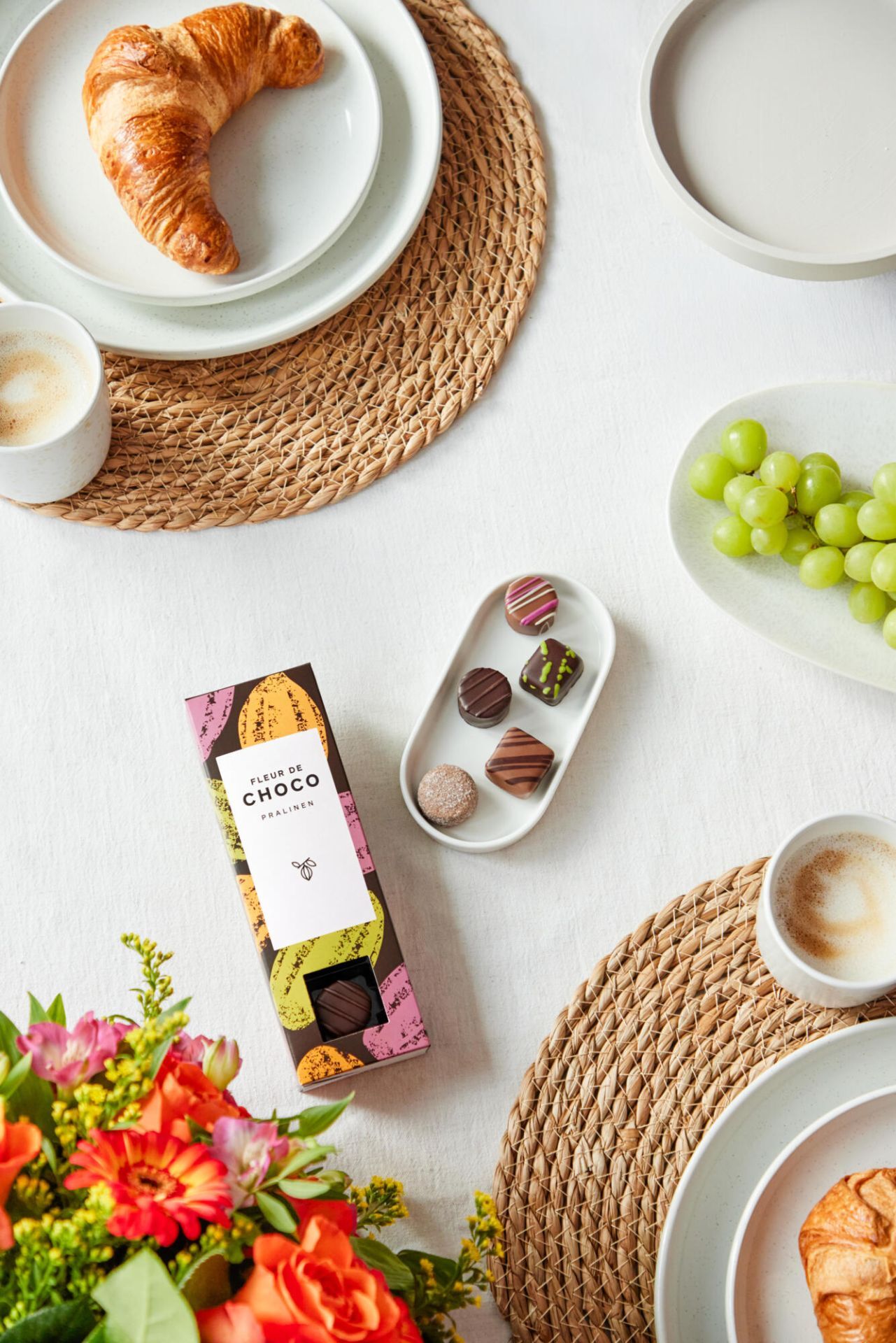 Croissant, Schokolade, Pralinen, Bonbons, Schokoladenbox