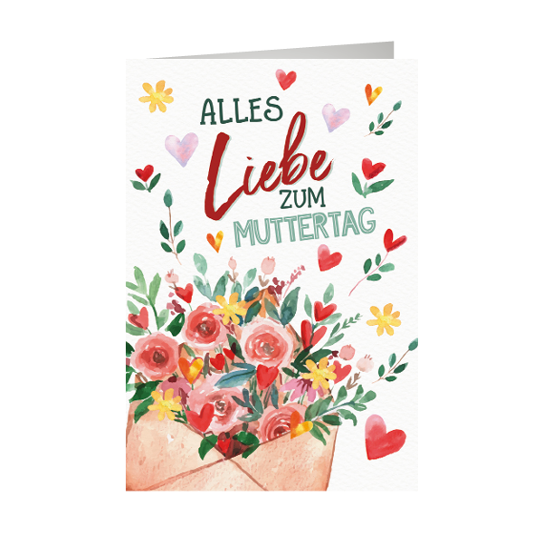 Karte "Alles Liebe zum Muttertag"