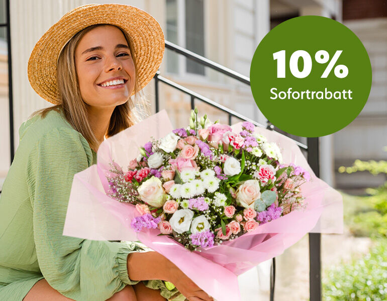 blumenstrauß, buket, rosen, pastellfarben, geschenk