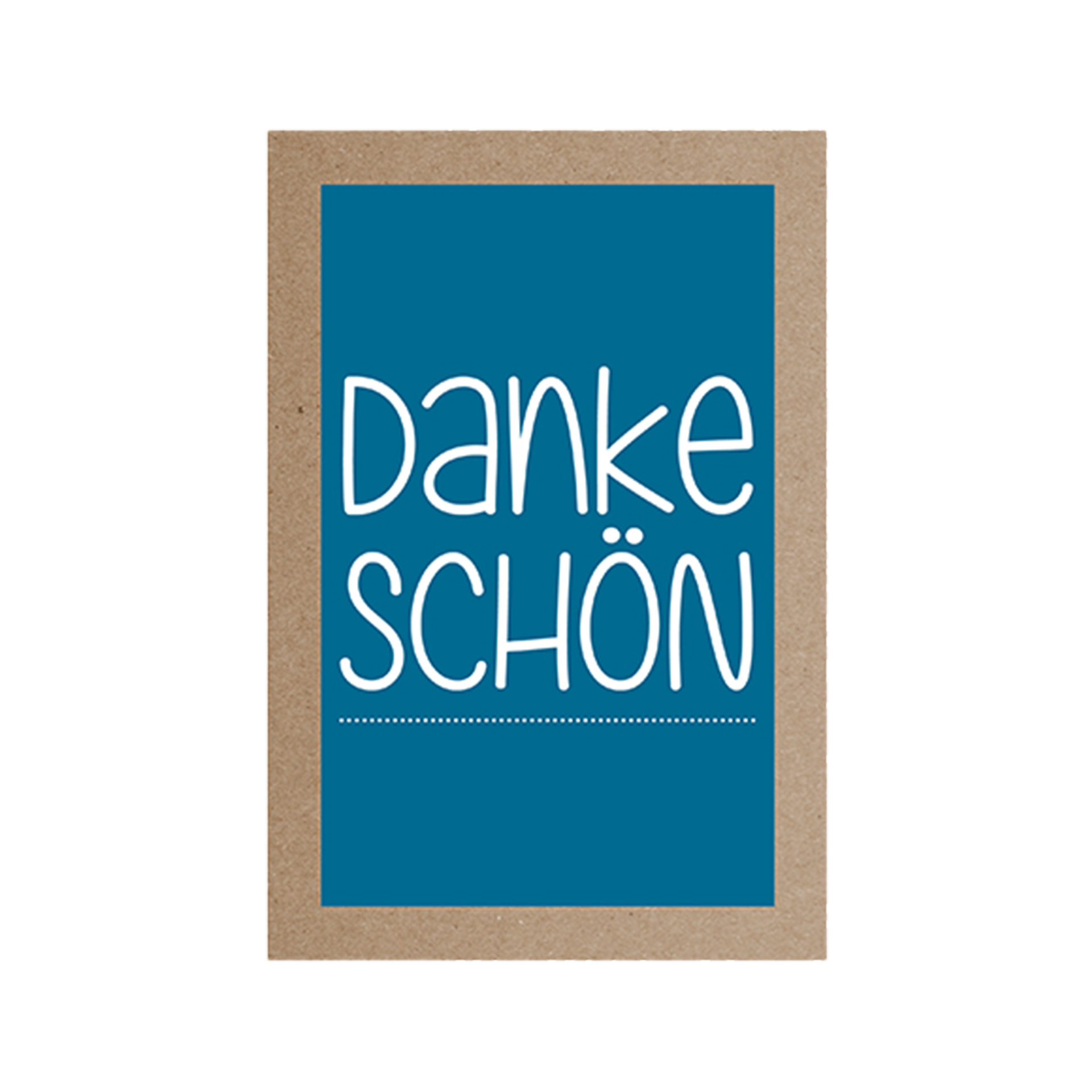 Karte "Danke schön"