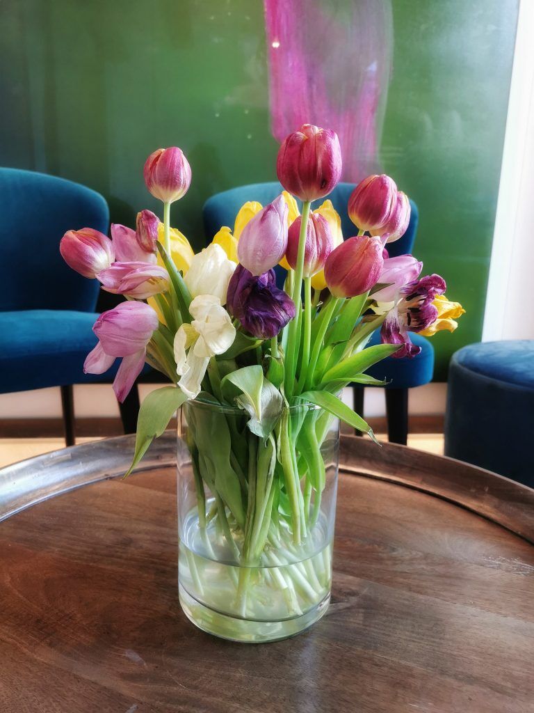 Tulpen in einer Vase