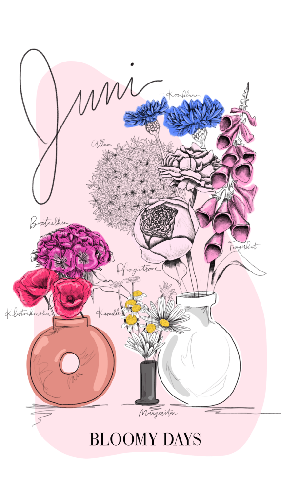 Blumen im Juni