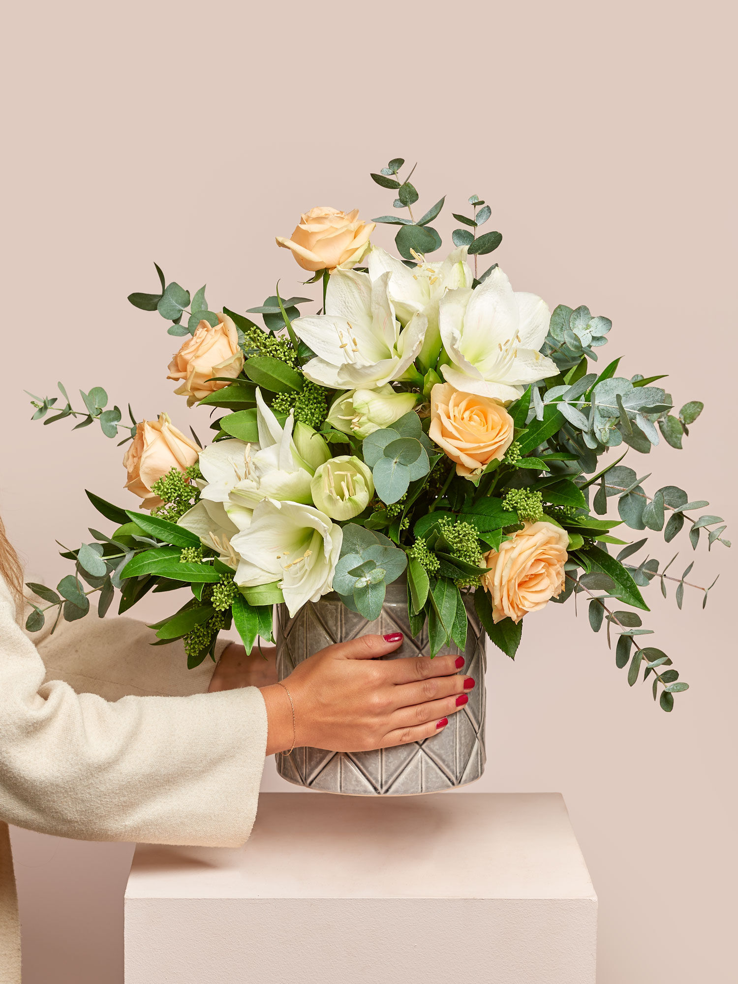 Blume, Blumen-Arrangement, Blumenstrauß, Florales Design, Rose