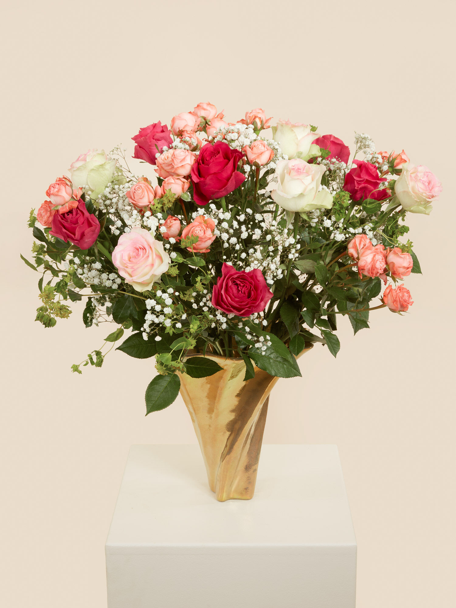Blume, Blumen-Arrangement, Rose, Blumenstrauß, Florales Design