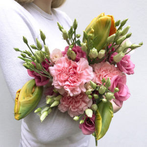 Eustoma, Nelken, Tulpen