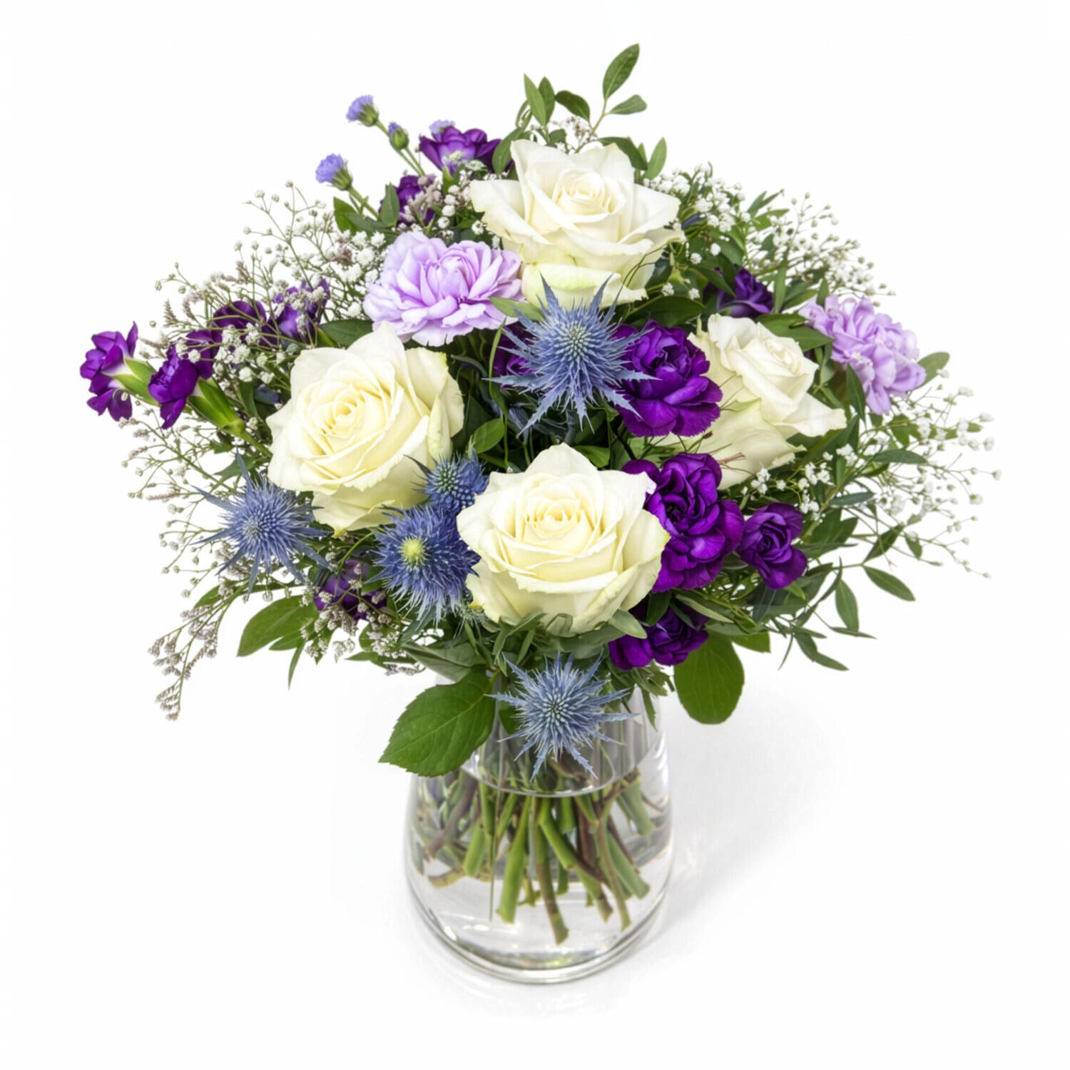 Gebundener Blumenstrauß Herzensgruß | Inkl. Grußkarte | Muttertag-Geschenk - frische Blumen | Blumenversand von BLOOMY DAYS