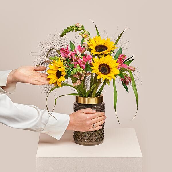 Strauß mit Sonnenblumen