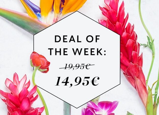 Deal der Woche: 25% Rabatt auf ausgewählten Blumenstrauß
