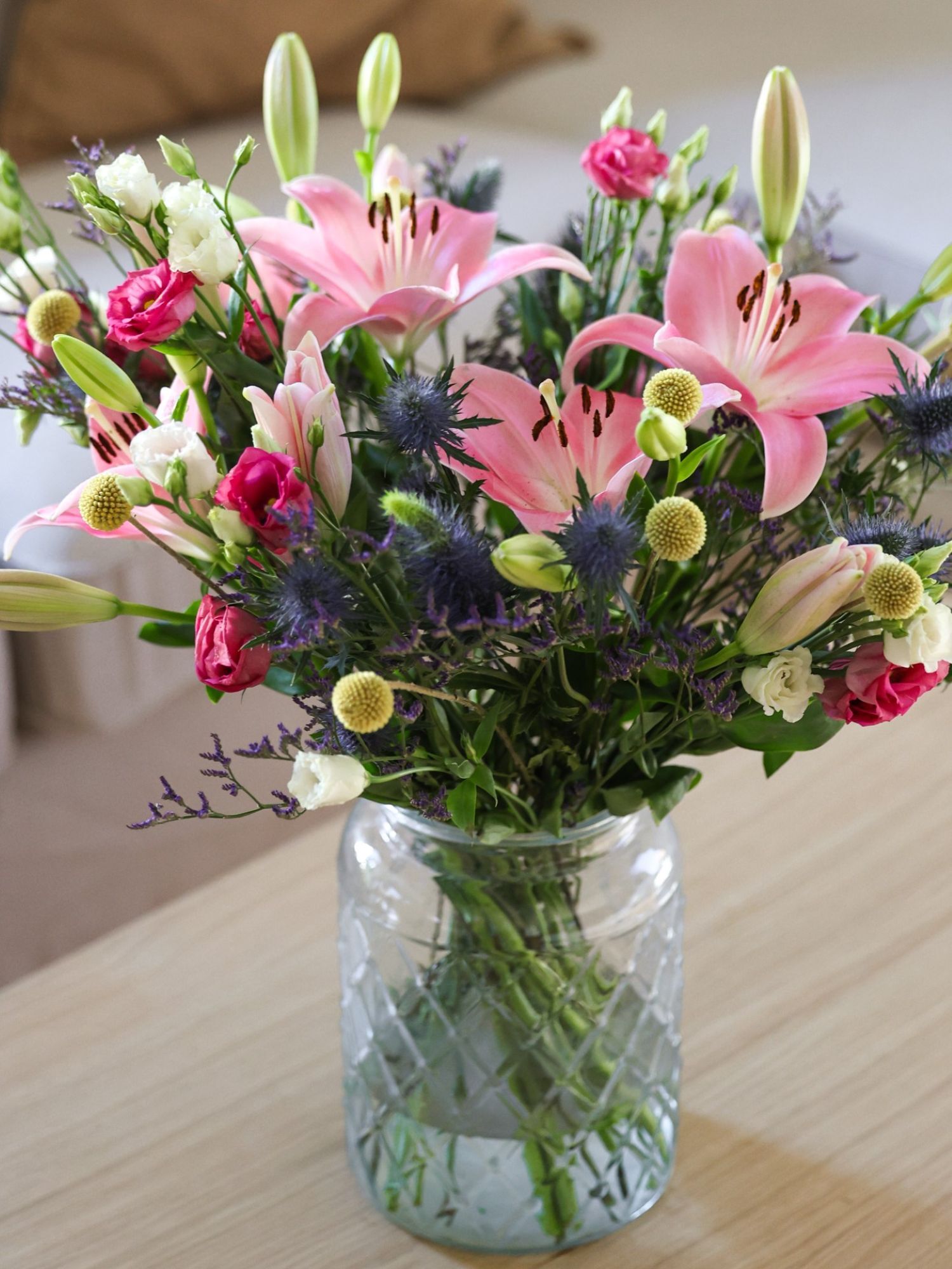 Pretty in Pink Blume, Blumen-Arrangement, Pflanze, Blumenstrauß, Muster