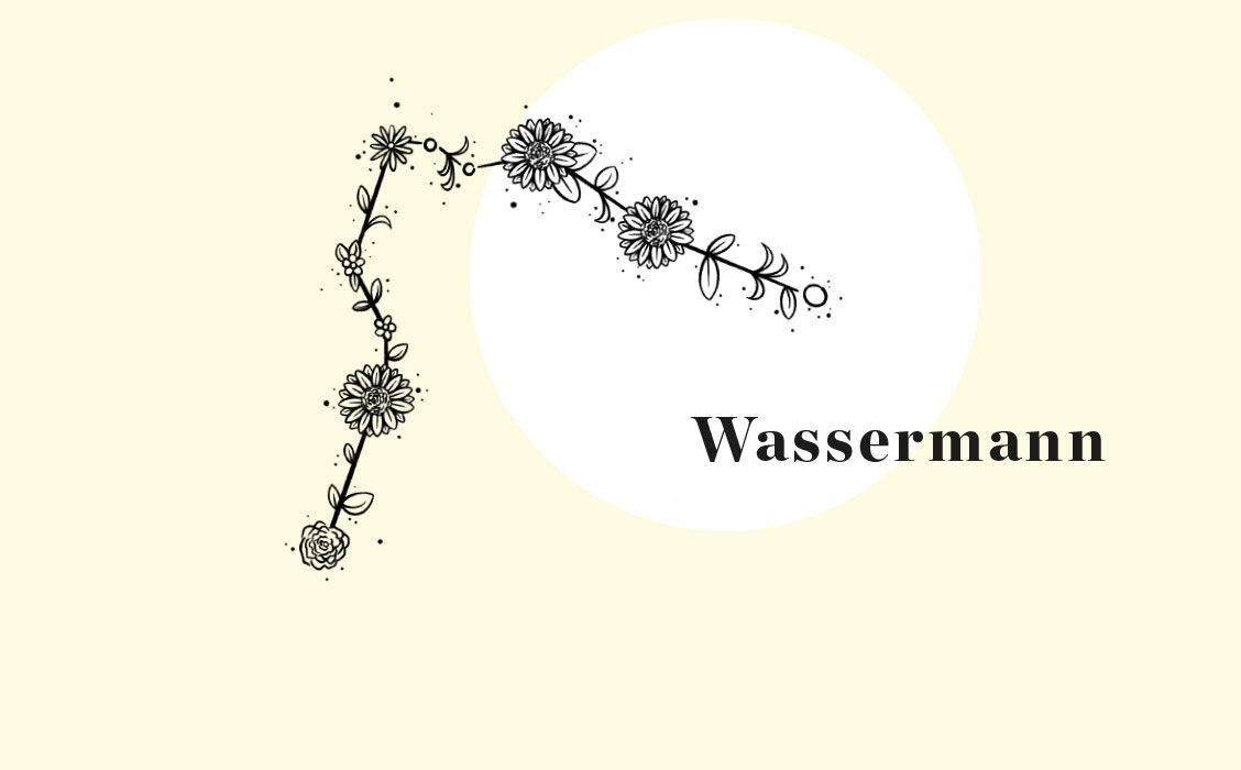 Astro-Blumen: Sternzeichen Wassermann