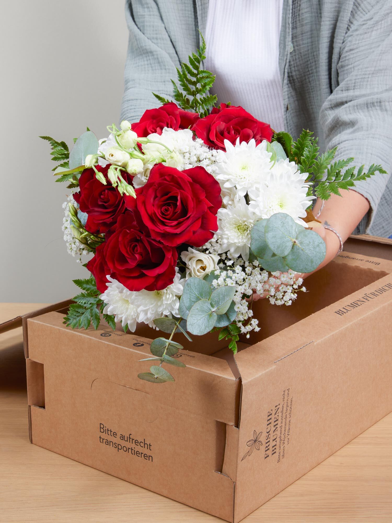 Du bist wundervoll Blume, Blumen-Arrangement, Blumenstrauß, Rose, Muster