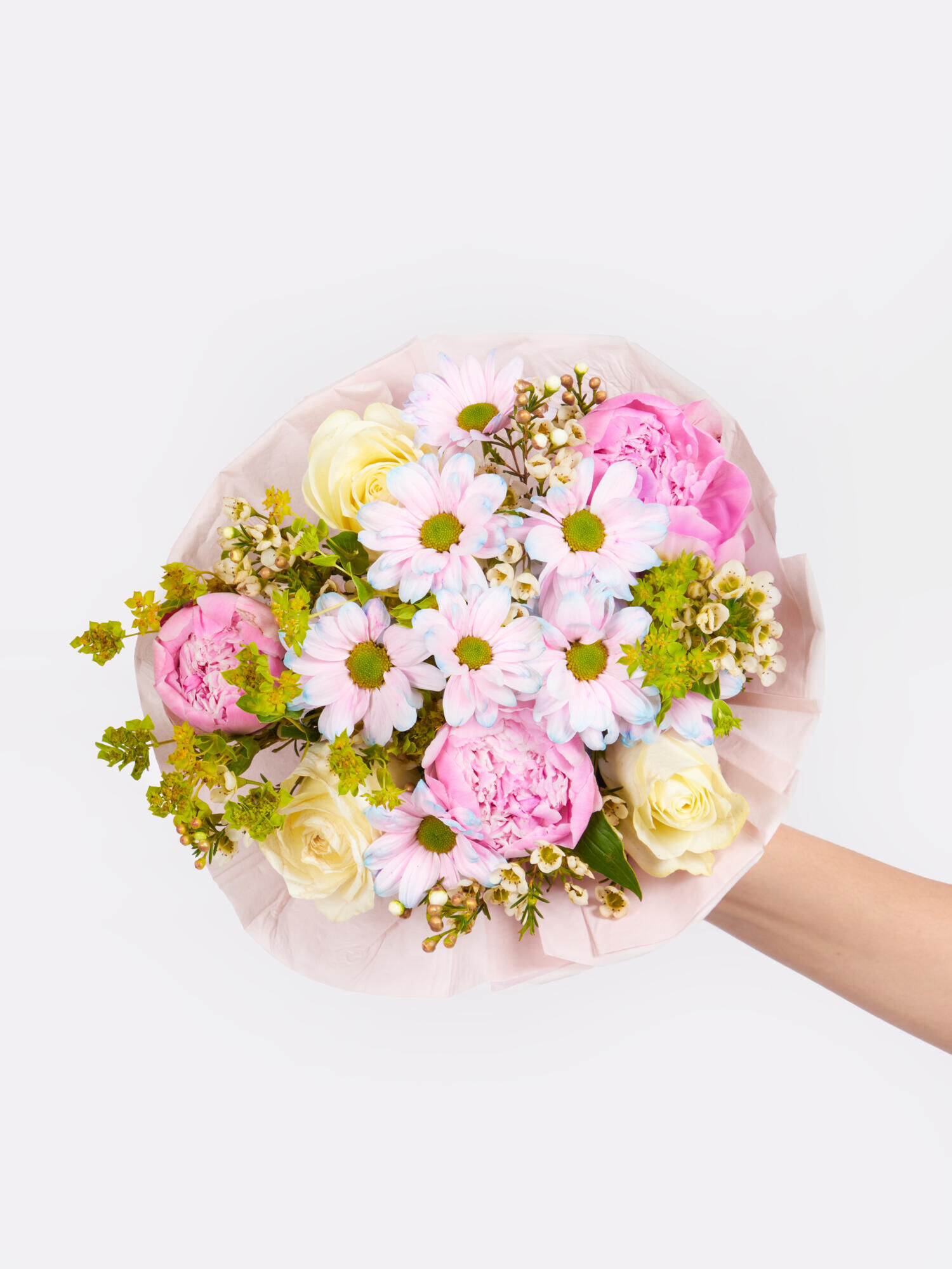 Blumenstrauß, Blumen, Blumenanordnung, Rosa Strauß, Pfingstrosen