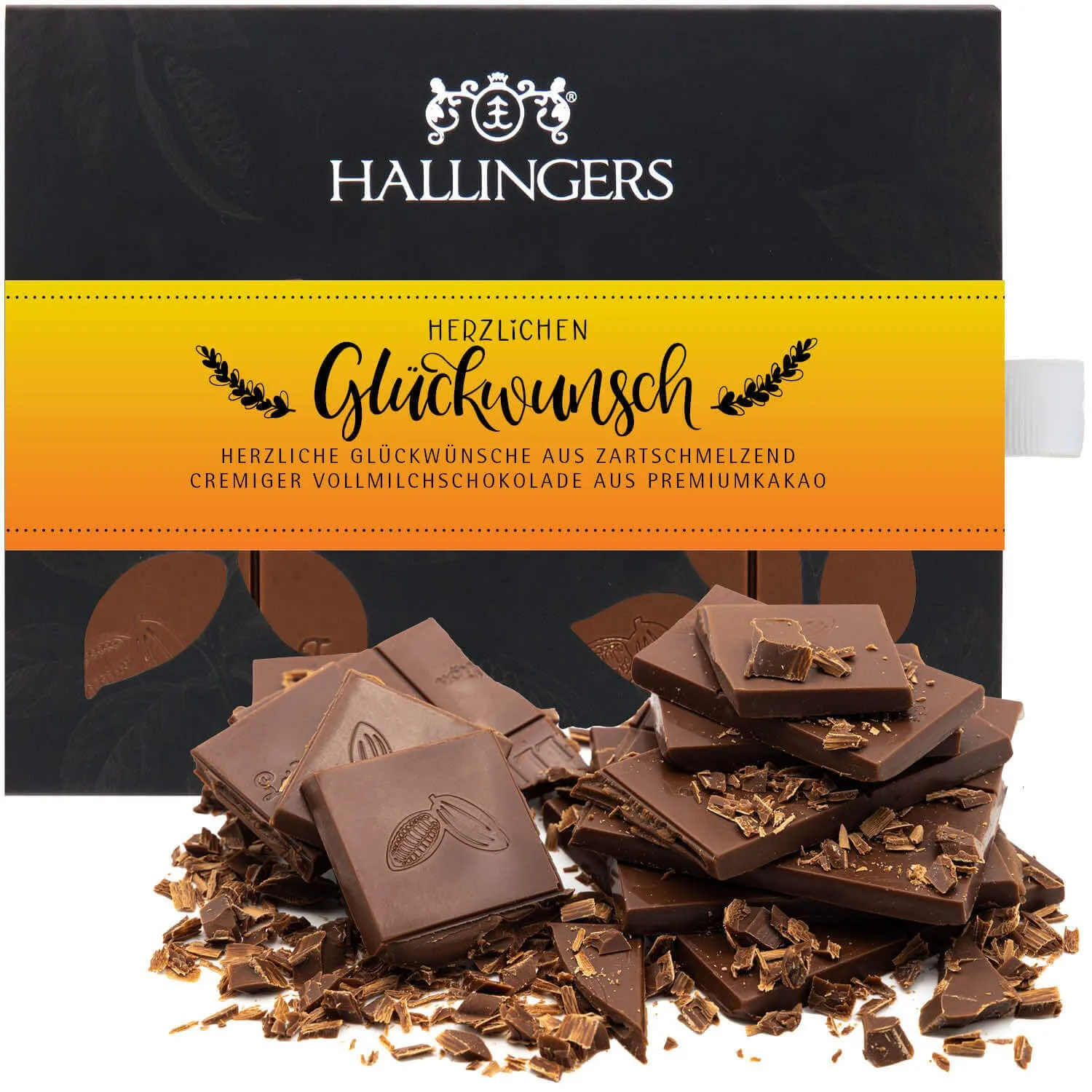 Schokolade "Herzlichen Glückwunsch" Schokolade "Herzlichen Glückwunsch"