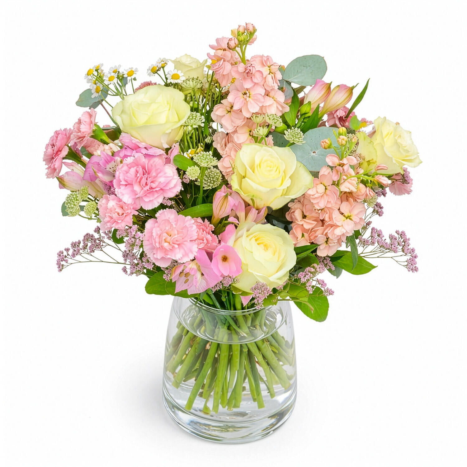 Gebundener Blumenstrauß Blossom Beauty | Inkl. Grußkarte | Geschenk - frische Blumen | Blumenversand von BLOOMY DAYS