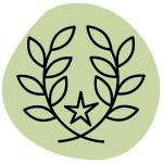 sportbecher, goldfarbe, drahtregal?, sternemblem, lorbeerdesign