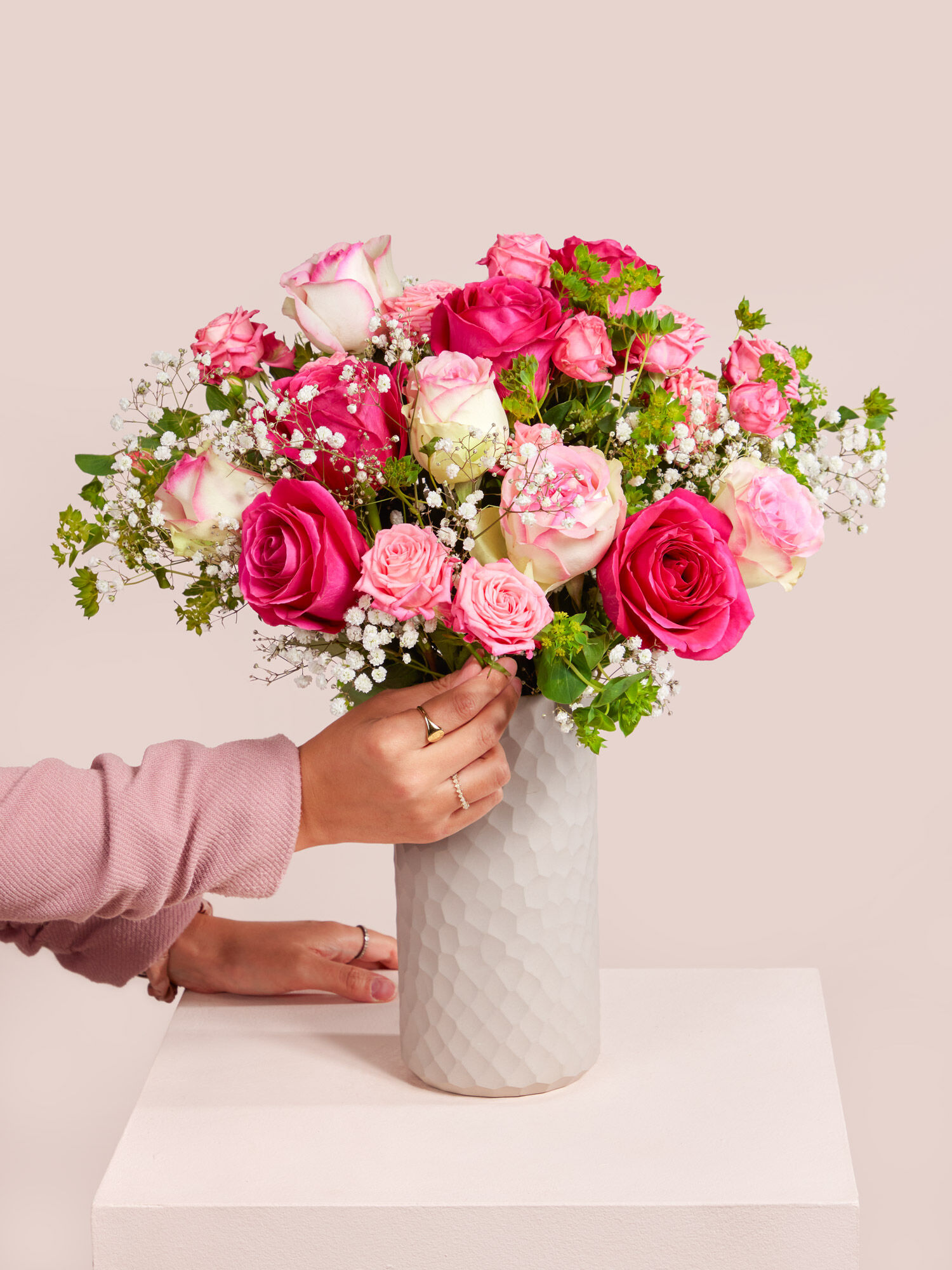 Blume, Blumen-Arrangement, Blumenstrauß, Rose, Florales Design
