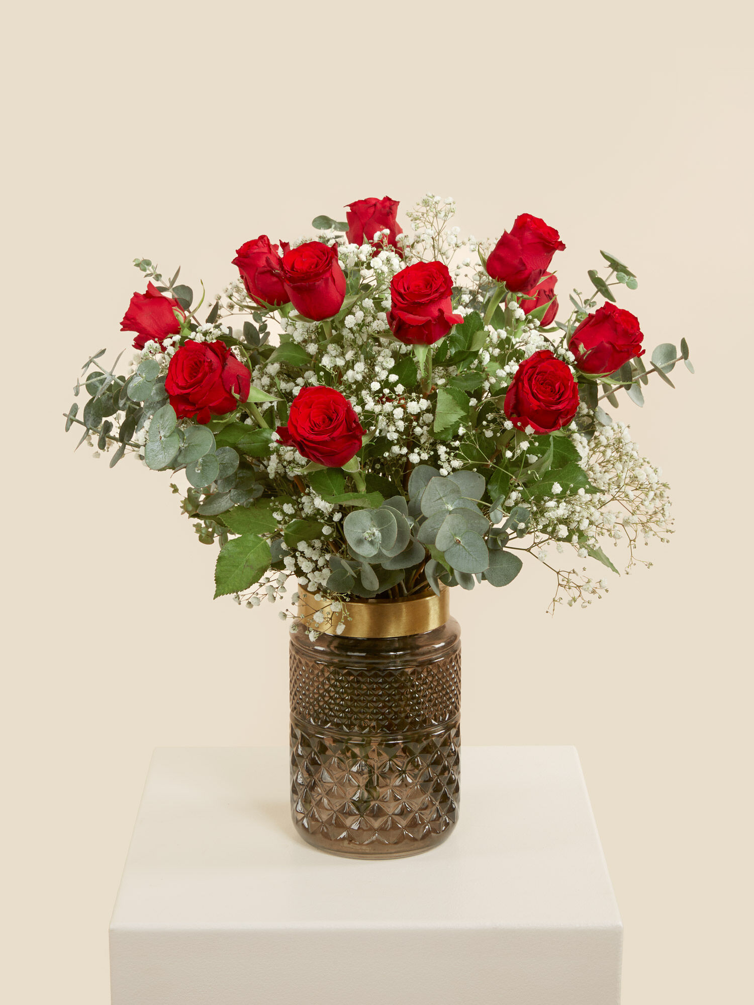 Blume, Rose, Blumen-Arrangement, Glas, Blumenstrauß