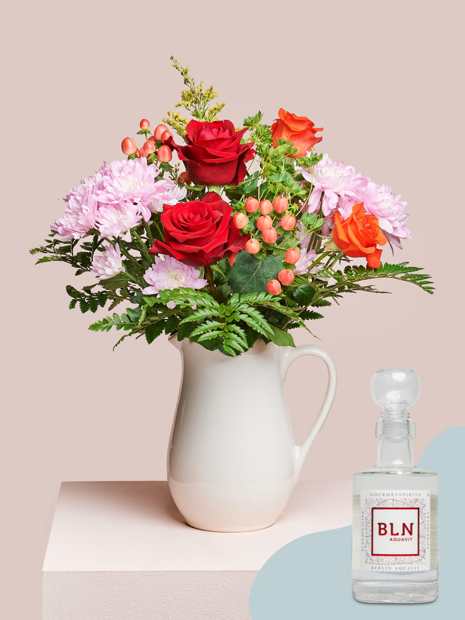 Blume, Blumen-Arrangement, Blumenstrauß, Rose, Parfüm